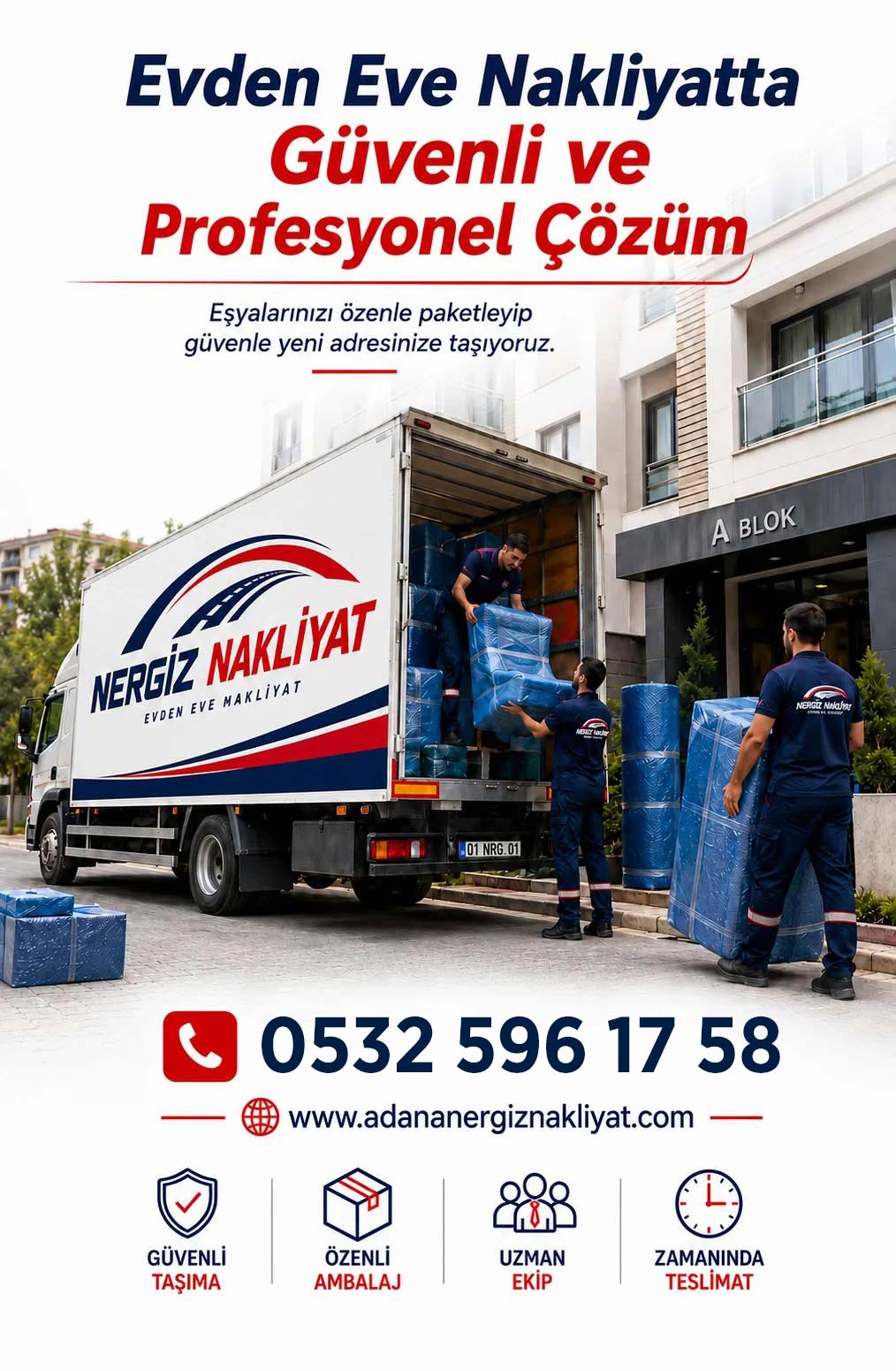 Adana Evden Eve Nakliyat ve Taşımacılık - Adana Nergiz Nakliyat Adana Evden Eve Nakliyat ve Taşımacılık - Adana Nergiz Nakliyat